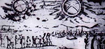 OZN-urile s-au luptat la Nusemberg, Germania (4 aprilie 1561)