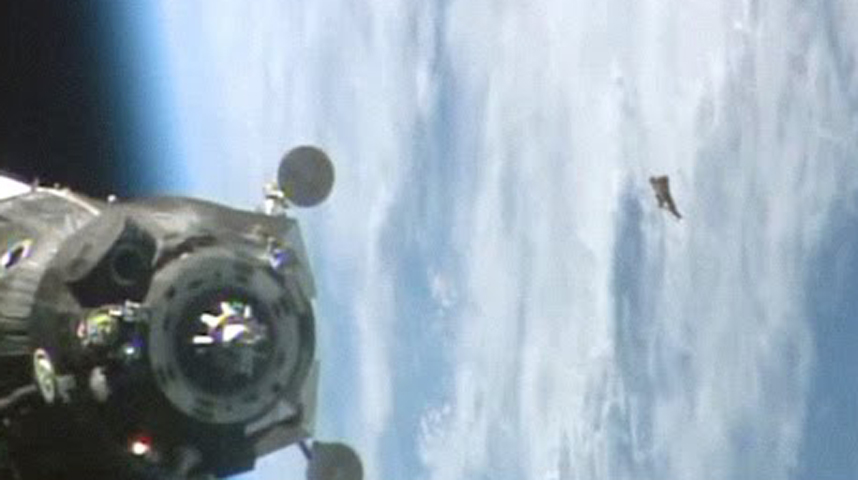 ISS a filmat  în ianuarie 2016 misteriosul Black Knight