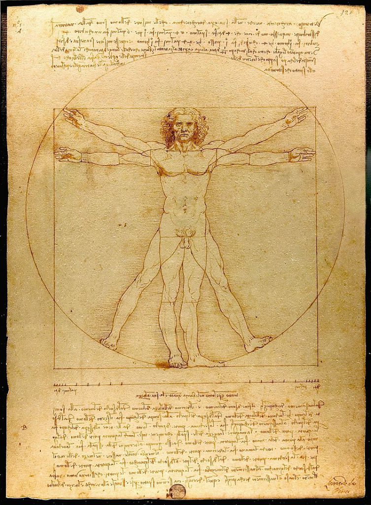 Desen de Leonardo Da Vinci, Wikipedia.