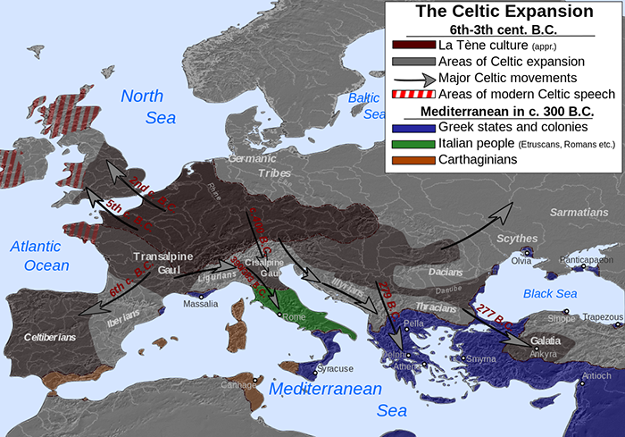 Bătălia pentru Mediterana între celţi şi greci